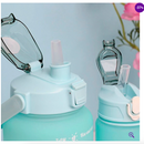 Kit 3 Garrafas De Água Com Frases Motivacionais Até 2L Colorida U